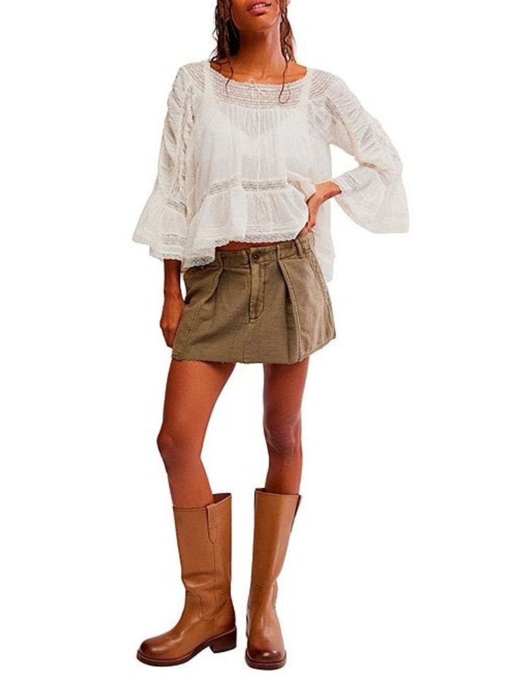 Riverfront Surplus Mid Rise A-Line Mini Skirt Size 8 NWT